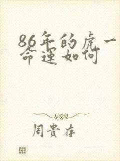 86年的虎一生命运如何