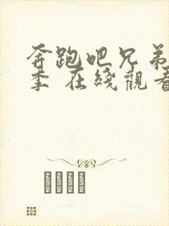 奔跑吧兄弟 4季 在线观看