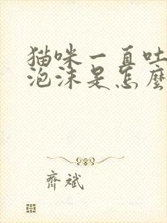 猫咪一直吐白色泡沫是怎么回事