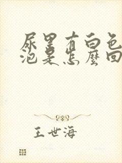 尿里有白色的泡泡是怎么回事