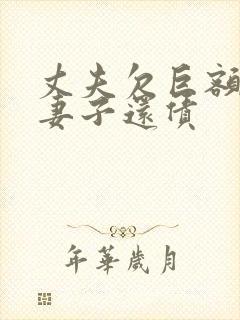 丈夫欠巨额债务妻子还债