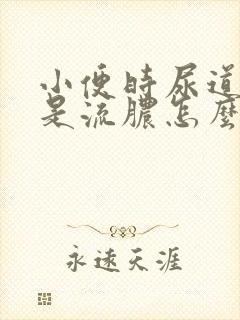 小便时尿道刺痛是流脓怎么回事