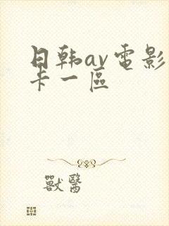 日韩av电影不卡一区