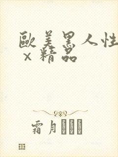 欧美黑人性xxⅹ精品