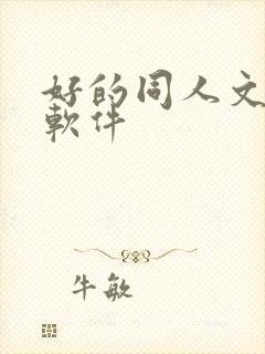 好的同人文小说软件