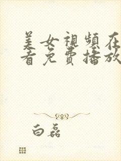 美女视频在线观看免费播放