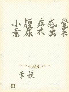 小腹疼感觉有尿意尿不出来封面