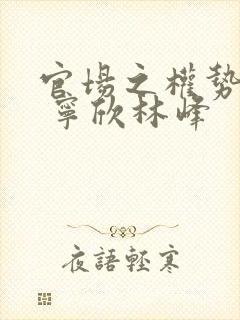 官场之权势滔天 宁欣林峰