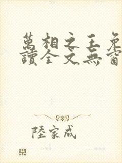 万相之王免费阅读全文无窗口