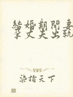 结婚期间妻子怀孕丈夫出轨