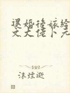 退婚后嫁给年代文大佬卜元