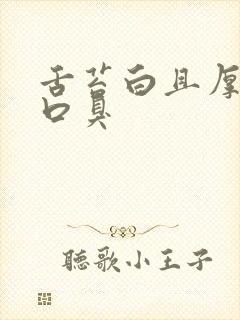 舌苔白且厚还有口臭