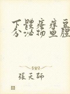 下体瘙痒豆腐渣分泌物鱼腥味