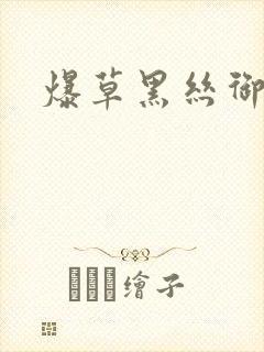 爆草黑丝御姐