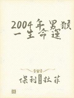 2004年男猴一生命运