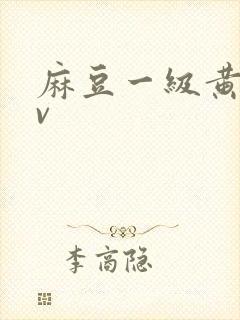麻豆一级黄色av封面