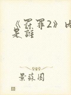 《罚罪2》内鬼是谁封面