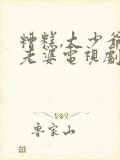 糟糕,大少爷怕老婆电视剧