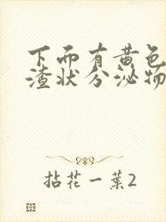 下面有黄色豆腐渣状分泌物还痒是怎么回事封面