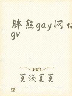 胖熊gay网站gv