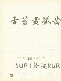 舌苔黄腻齿痕舌封面