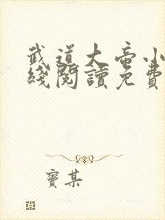 武道大帝小说在线阅读免费