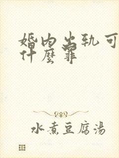 婚内出轨可以判什么罪