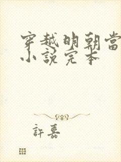 穿越明朝当皇帝小说完本