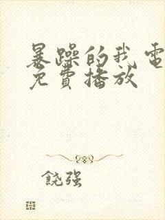 暴躁的我电视剧免费播放