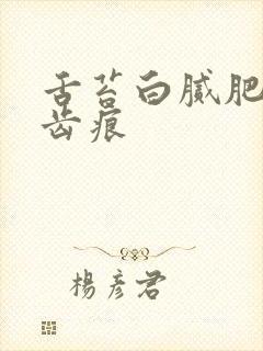 舌苔白腻肥厚有齿痕