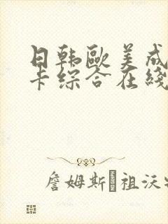 日韩欧美成人不卡综合在线