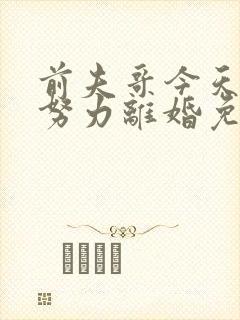 前夫哥今天也在努力离婚免费阅读