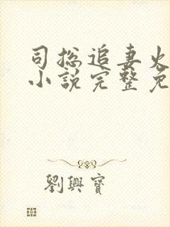 司总追妻火葬场小说完整免费