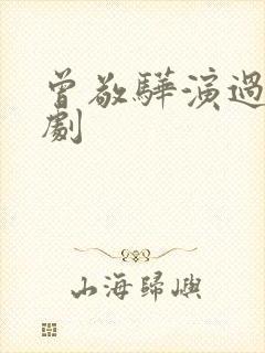 曾敬骅演过哪些剧封面