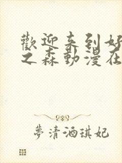 欢迎来到好精灵之森动漫在线播放封面