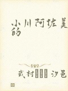 小川阿佐美你懂的封面