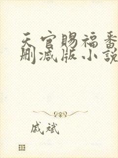 天官赐福番外未删减版小说