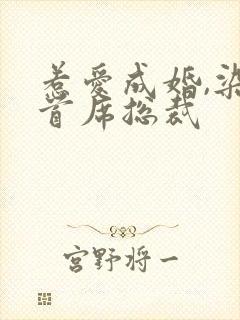 惹爱成婚,染指首席总裁