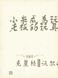 小米成为玩具店老板的玩具封面