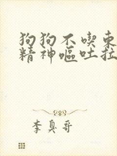 狗狗不吃东西没精神呕吐拉稀