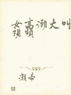 女高潮大叫喷水视频