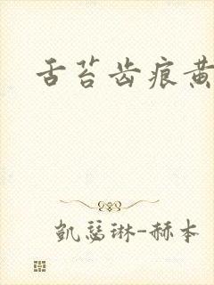 舌苔齿痕黄腻封面