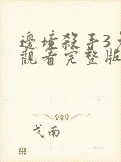 边境杀手3免费观看完整版电影