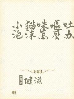 小猫咪呕吐白色泡沫怎么办