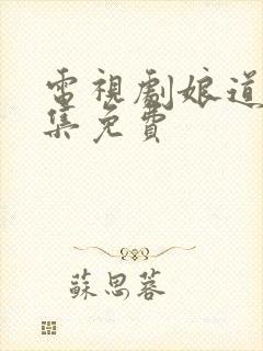 电视剧娘道全集集免费