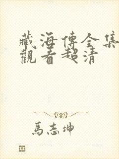 藏海传全集在线观看超清