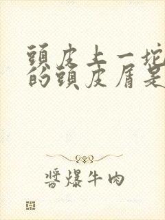 头皮上一坨一坨的头皮屑是怎么回事