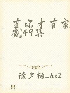 有你才有家电视剧49集封面