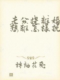 老公提离婚我不想离怎样挽回封面