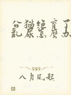 公猫绝育了还是乱尿怎么办